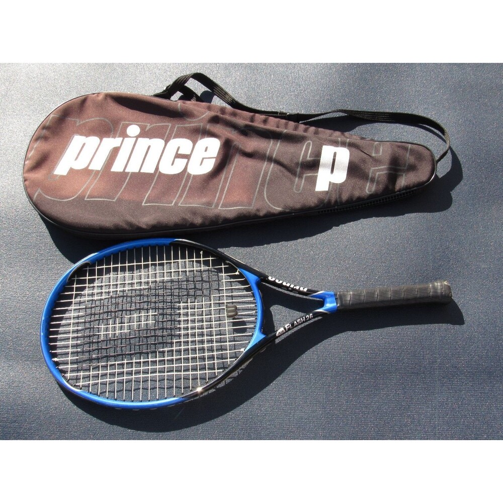 Prince AIR FLASH 26 Tennis Racquet Blue Black 9.5oz SYN GUT DURAFLEX